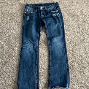 Boot cut jeans
